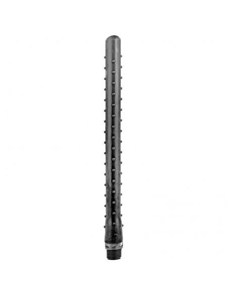 ALL BLACK - RIDGED DUCHA ANAL SILICONA 27 CM