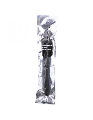 ALL BLACK - RIDGED DUCHA ANAL SILICONA 27 CM