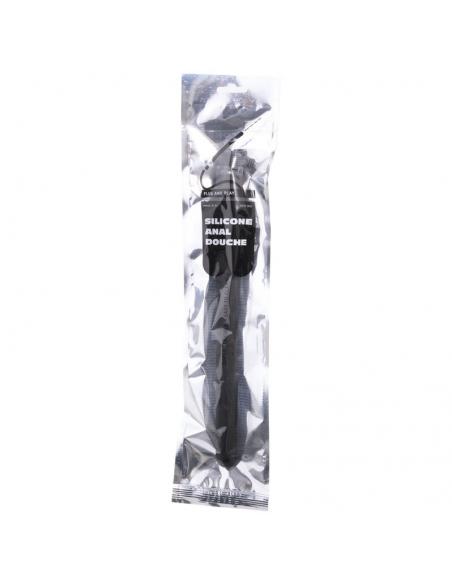 ALL BLACK - RIDGED DUCHA ANAL SILICONA 27 CM