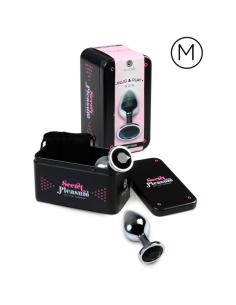 SECRETPLAY - ANAL PLUG NEGRO M 2