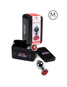 SECRETPLAY - ANAL PLUG ROJO M 2