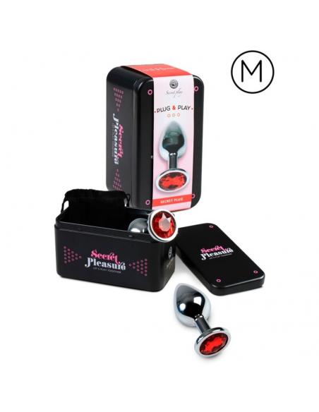 SECRETPLAY - ANAL PLUG ROJO M