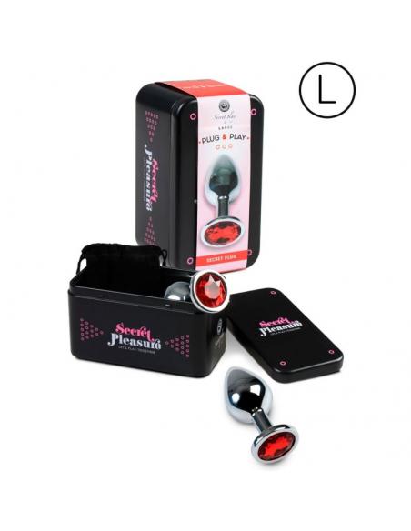 SECRETPLAY - PLUG ANAL ROJO L