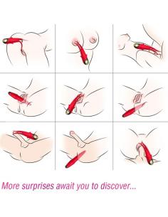 ARMONY - SHADOW VIBRADOR PINZA ROJO 2
