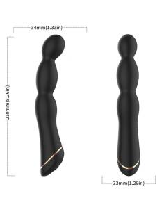 ARMONY - BAMBU VIBRADOR AJUSTABLE NEGRO