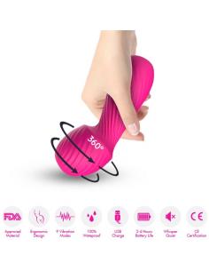 ARMONY - DAZZLE MASAJEADOR & VIBRADOR PEQUEÑO FUCSIA 2