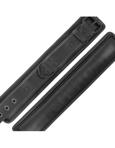 DARKNESS - ESPOSAS AJUSTABLES MANOS LEATHER NEGRO