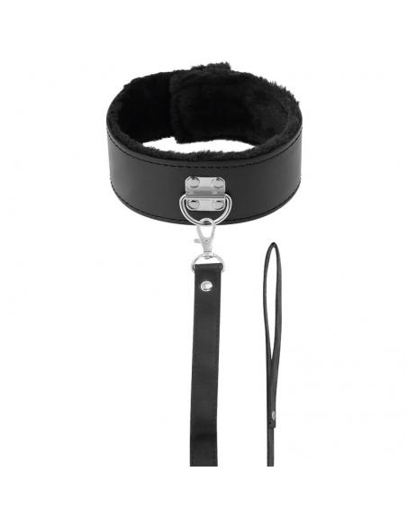 DARKNESS - COLLAR FORRADO CON CADENA TITANIUM