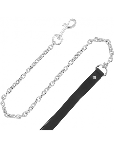 DARKNESS - COLLAR LEATHER CON CORREA ALTA CALIDAD