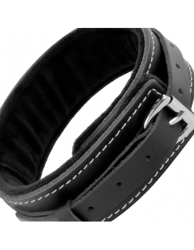 DARKNESS - COLLAR LEATHER CON CORREA ALTA CALIDAD