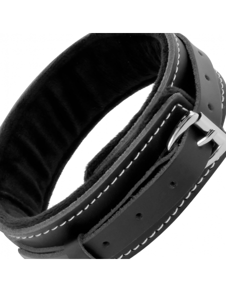 DARKNESS - COLLAR LEATHER CON CORREA ALTA CALIDAD