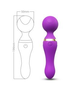 ARMONY - FREEZA MASAJEADOR & VIBRADOR CABEZA FLEXIBLE VIOLETA 2