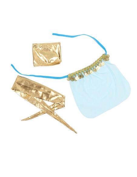 SUBBLIME - SET DE LENCERIA INDIA STYLE AZUL S/M