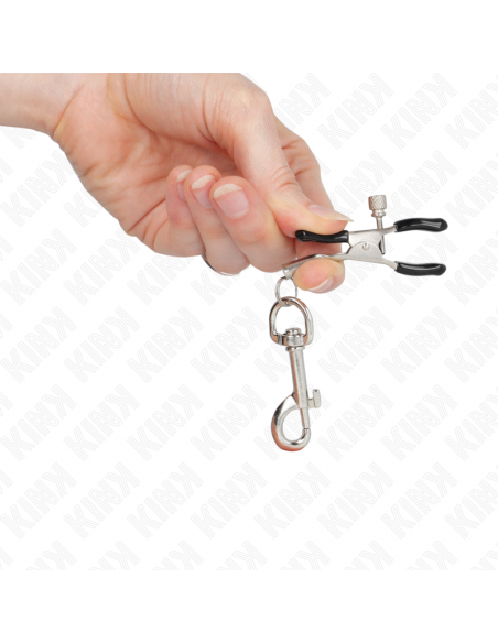 KINK - PINZAS PARA PEZONES CON GANCHO 6 CM