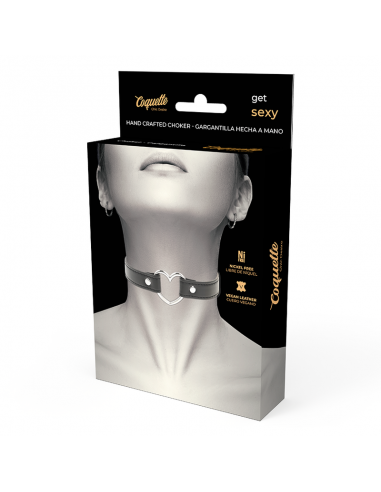 COQUETTE CHIC DESIRE - COLLAR CUERO VEGANO ACCESORIO WOMAN CORAZÃN