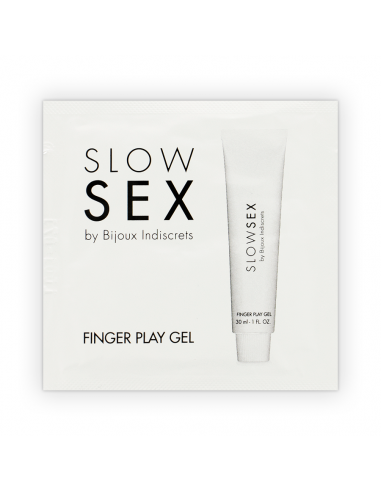 BIJOUX - SLOW SEX GEL DE MASAJE CON DEDOS FINGER PLAY MONODOSIS