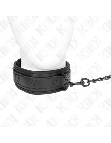 KINK - COLLAR CON CORREA 78 CM BONDAGE DE NEOPRENO MODELO 2 AJUSTABLE 37.5 X 49.5 CM