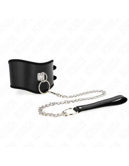 KINK - COLLAR CON CORREA 65 CM ANCHO NEGRO AJUSTABLE 40-55 CM X 10 CM