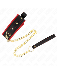KINK - COLLAR CON CORREA DE TEJIDO LISO AJUSTABLE 33-48 CM X 5.7 CM
