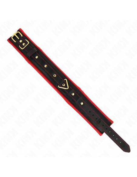 KINK - COLLAR CON CORREA DE TEJIDO LISO AJUSTABLE 33-48 CM X 5.7 CM