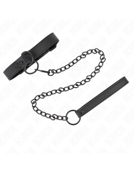 KINK - COLLAR CON CORREA 65 CM OSCURO AJUSTABLE 37-54 CM X 3 CM