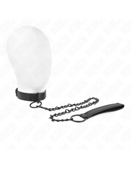 KINK - COLLAR CON CORREA 65 CM OSCURO AJUSTABLE 37-54 CM X 3 CM