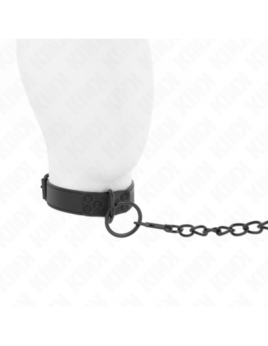 KINK - COLLAR CON CORREA 65 CM OSCURO AJUSTABLE 37-54 CM X 3 CM