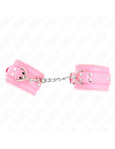 KINK - MUÃEQUERAS FORRADAS ROSA CON CORREA ROSA AJUSTABLE 20-29 CM X 5.5 CM 2