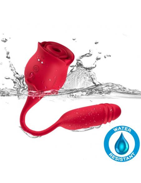 ARMONY - ROSEKNIGTH SUCCIONADOR CLITORIS & VIBRADOR ROJO
