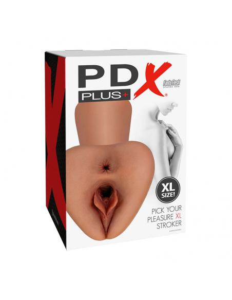 PDX PLUS - PICK YOUR PLEASURE MASTURBADOR REALÃSTICO XL MULATO