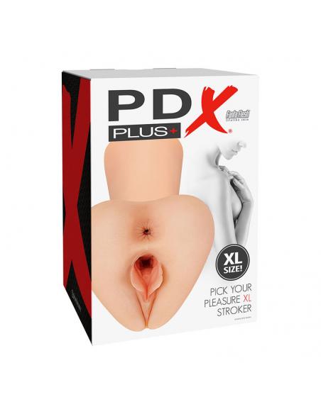PDX PLUS - PICK YOUR PLEASURE MASTURBADOR REALÃSTICO XL NATURAL
