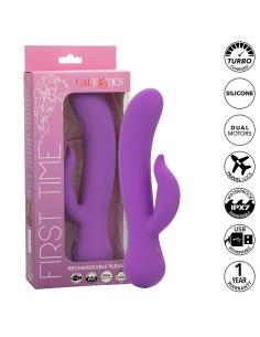 CALEXOTICS - FIRST TIME VIBRADOR COMPLACIENTE RECARGABLE MORADO 2