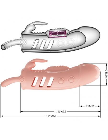 PRETTY LOVE - SLOANE FUNDA PENE RABBIT NATURAL