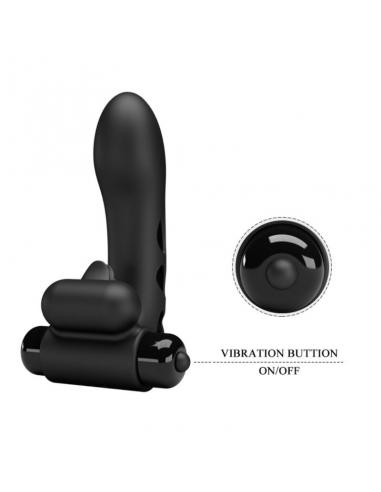 PRETTY LOVE - ORLANDO FUNDA DE DEDO VIBRADOR NEGRO