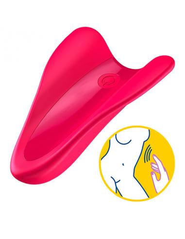 SATISFYER - HIGH FLY VIBRADOR DEDAL FUCHSIA
