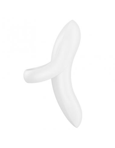 SATISFYER - BOLD LOVER DEDAL VIBRADOR BLANCO