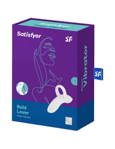SATISFYER - BOLD LOVER DEDAL VIBRADOR BLANCO
