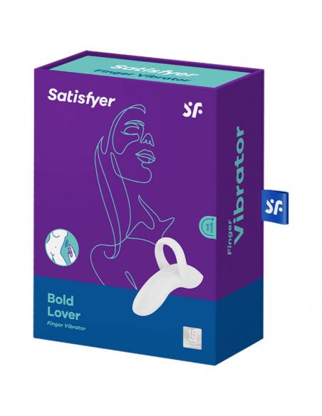 SATISFYER - BOLD LOVER DEDAL VIBRADOR BLANCO