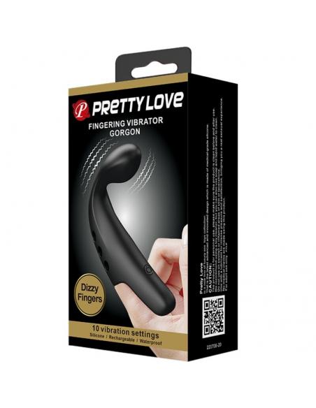 PRETTY LOVE - DEDAL VIBRADOR GORGON NEGRO