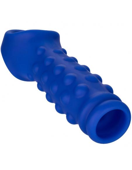 CALEXOTICS - ADMIRAL BEADED FUNDA PENE SILICONA LÃQUIDA AZUL