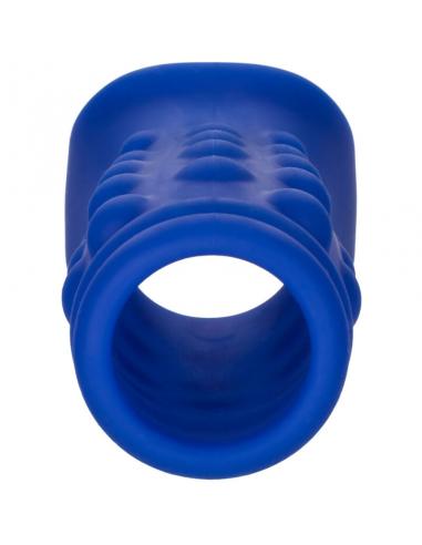 CALEXOTICS - ADMIRAL BEADED FUNDA PENE SILICONA LÃQUIDA AZUL