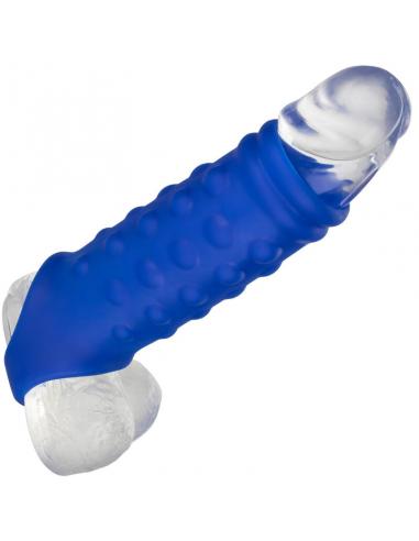 CALEXOTICS - ADMIRAL BEADED FUNDA PENE SILICONA LÃQUIDA AZUL