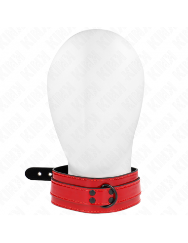 KINK - COLLAR AJUSTABLE ROJO VINO 37.5-49.5 CM X 5 CM
