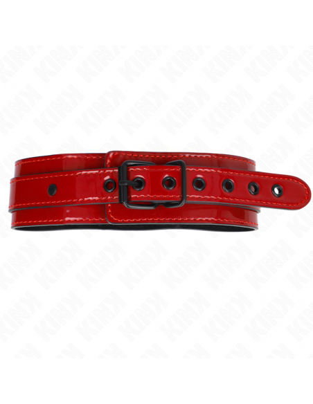 KINK - COLLAR AJUSTABLE ROJO VINO 37.5-49.5 CM X 5 CM