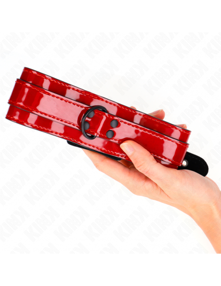 KINK - COLLAR AJUSTABLE ROJO VINO 37.5-49.5 CM X 5 CM