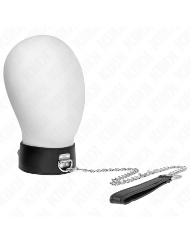 KINK - COLLAR CON CORREA 65 CM ANCHO NEGRO AJUSTABLE 33.5-41 CM X 5 CM