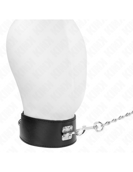 KINK - COLLAR CON CORREA 65 CM ANCHO NEGRO AJUSTABLE 33.5-41 CM X 5 CM