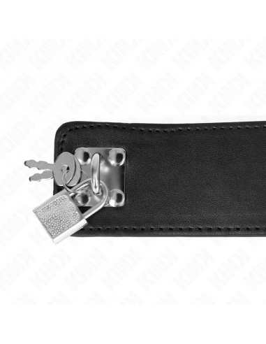 KINK - COLLAR CON CORREA 65 CM ANCHO NEGRO AJUSTABLE 33.5-41 CM X 5 CM