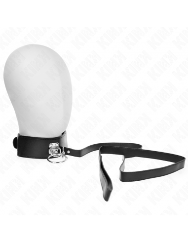 KINK - COLLAR CON CORREA 116 CM CON TACHUELAS CORREA POLIPIEL 50 X 5 CM