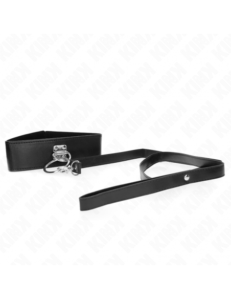 KINK - COLLAR CON CORREA 116 CM CON TACHUELAS CORREA POLIPIEL 50 X 5 CM